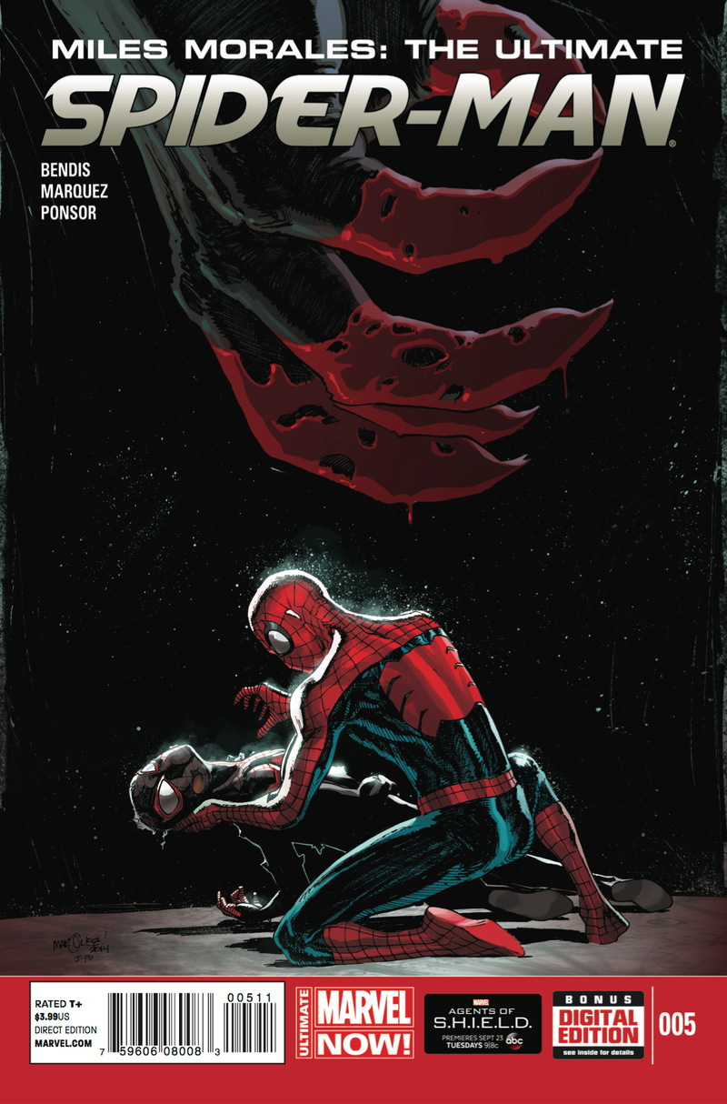 Illustration for article titled Exclusive Marvel preview: A wounded Spider-Man makes an unlikely ally in Miles Morales #5